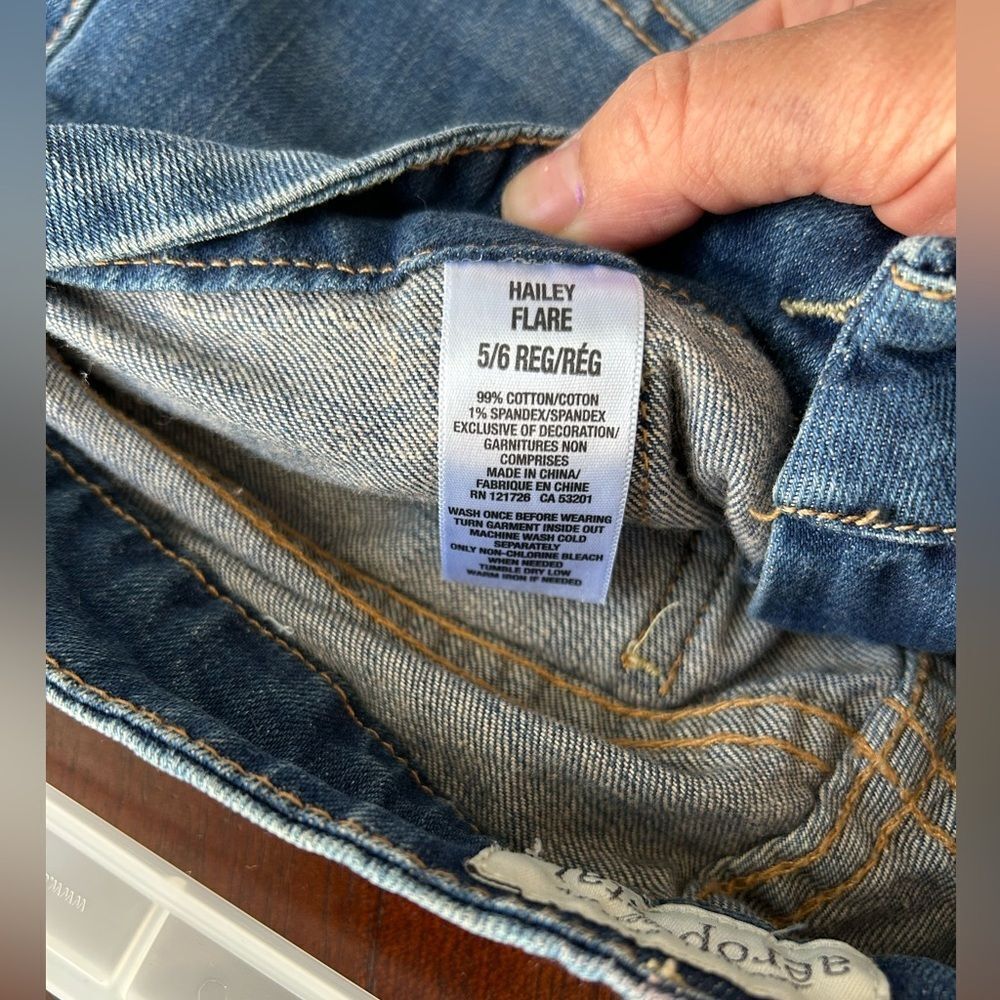 AEROPOSTALE JEAN CAMPANA WOMEN size 5/6 - Picture 3 of 7
